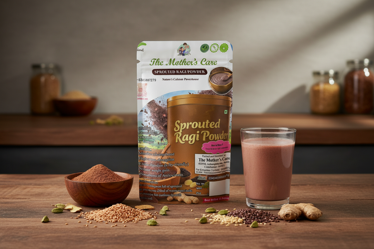 Sprouted Ragi Powder