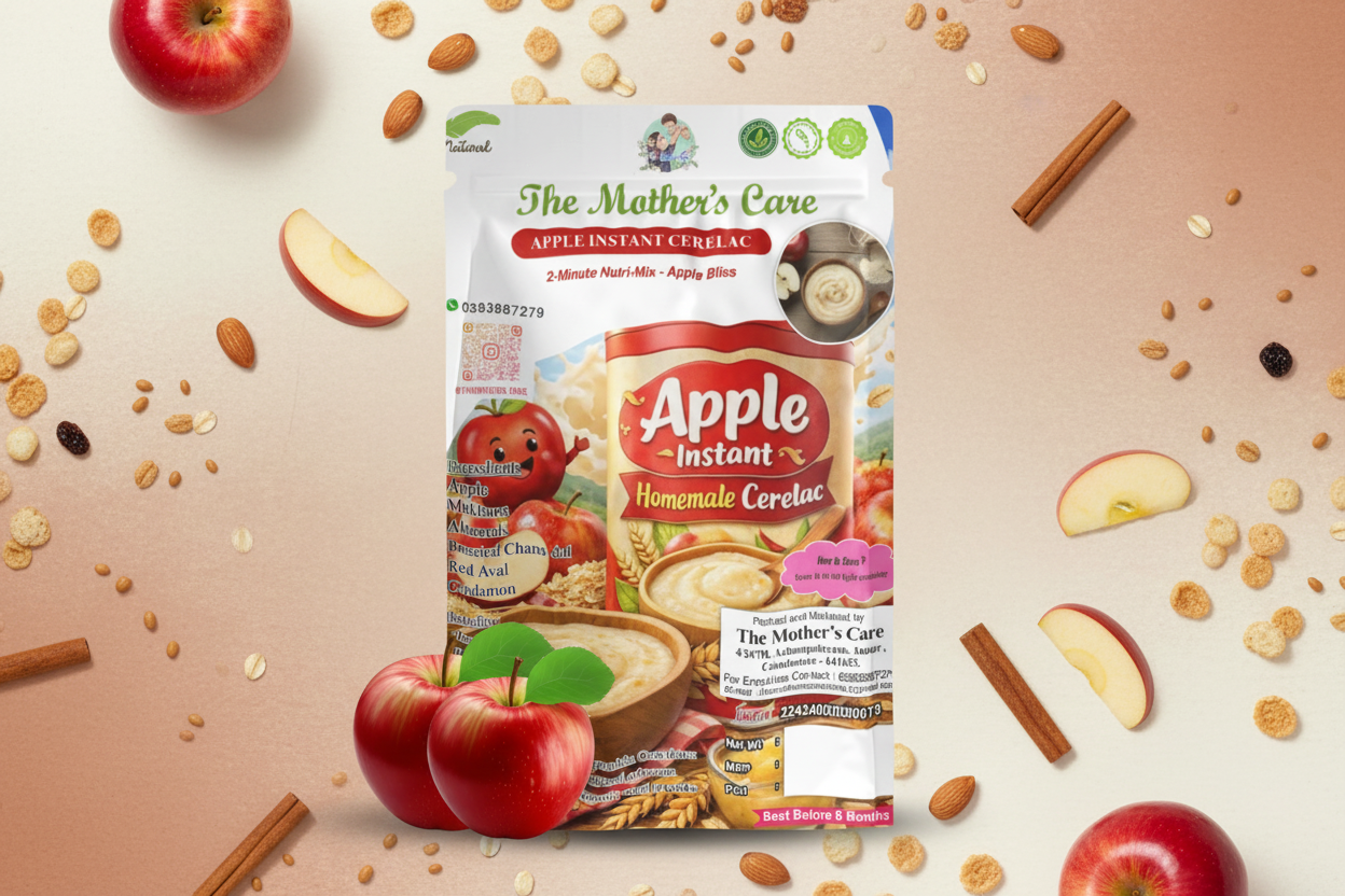 Apple Instant Cerelac – Homemade & Nutritious
