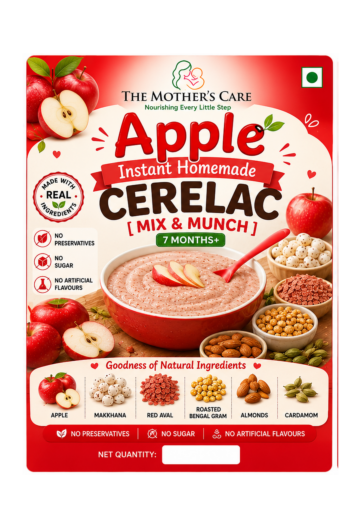 Apple Instant Cerelac – Homemade & Nutritious