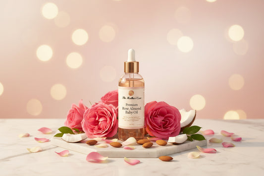 Premium Rose Almond Baby Body Oil