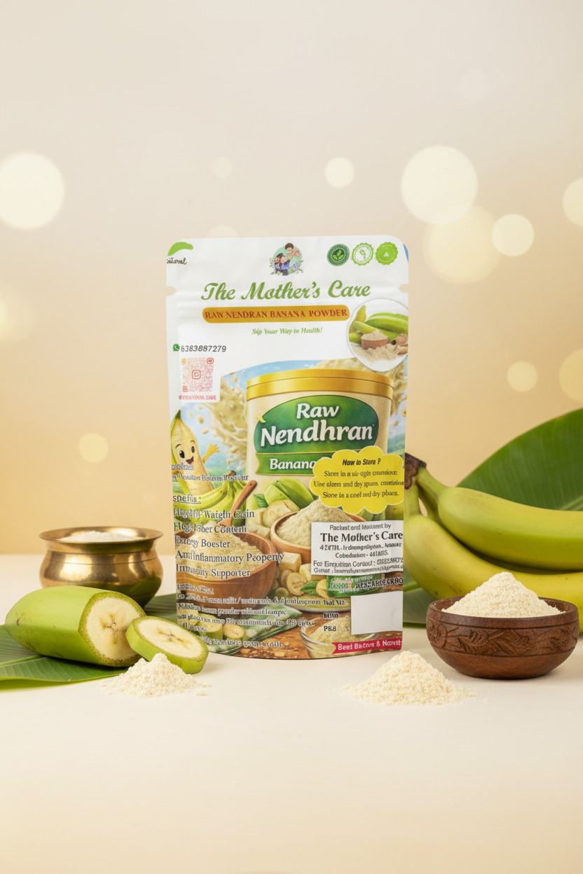 Raw Nendran Banana Powder
